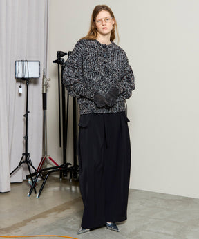 [25WINTER PRE-ORDER] Pocket Belt Double Cross Pants