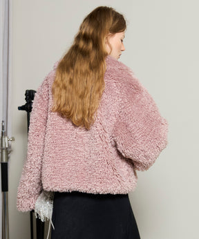 [25WINTER PRE-ORDER] Pink Faux Fur Coat