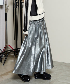 [25Winter预订]金属耀斑裙