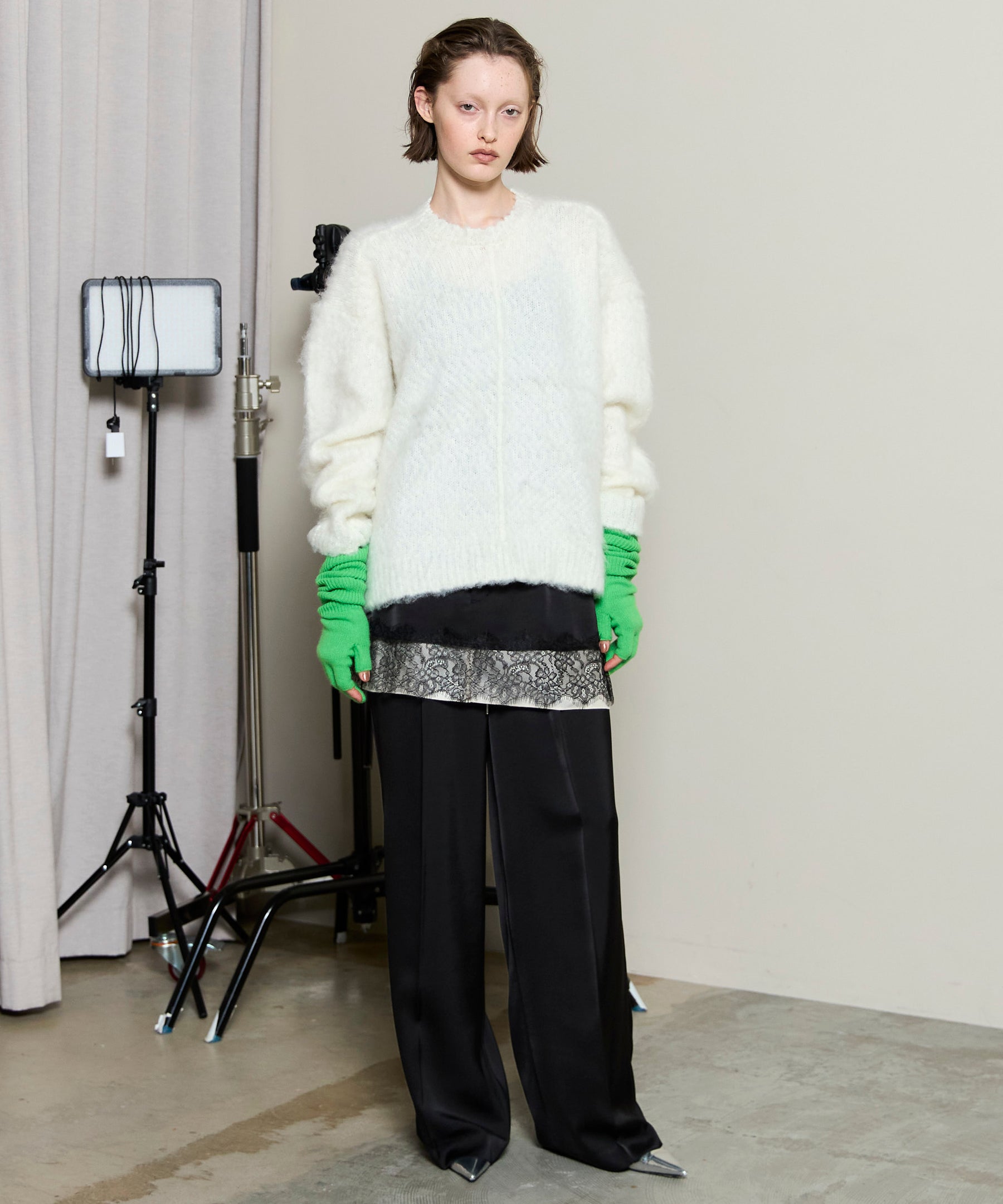 【25WINTER PRE-ORDER】Satin Skirt Pants