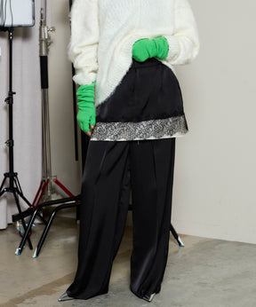 【25WINTER PRE-ORDER】Satin Skirt Pants
