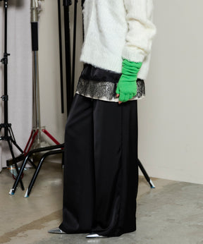 【25WINTER PRE-ORDER】Satin Skirt Pants