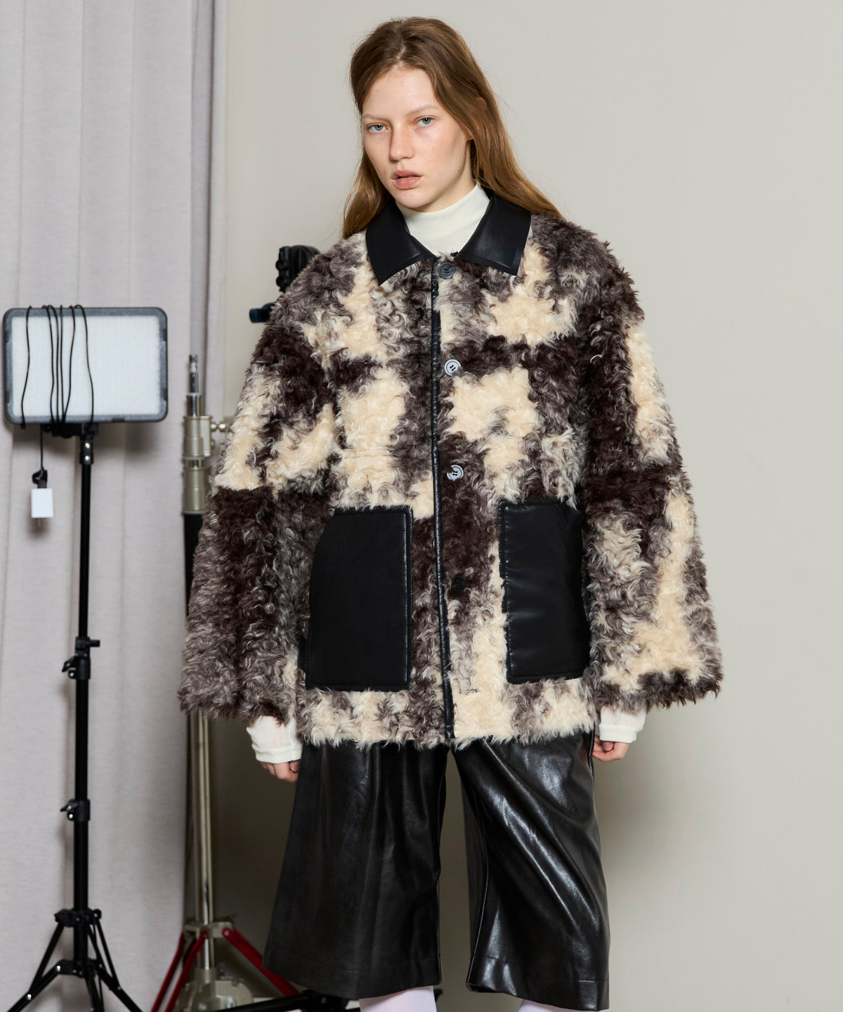 Reversible Mouton Coat