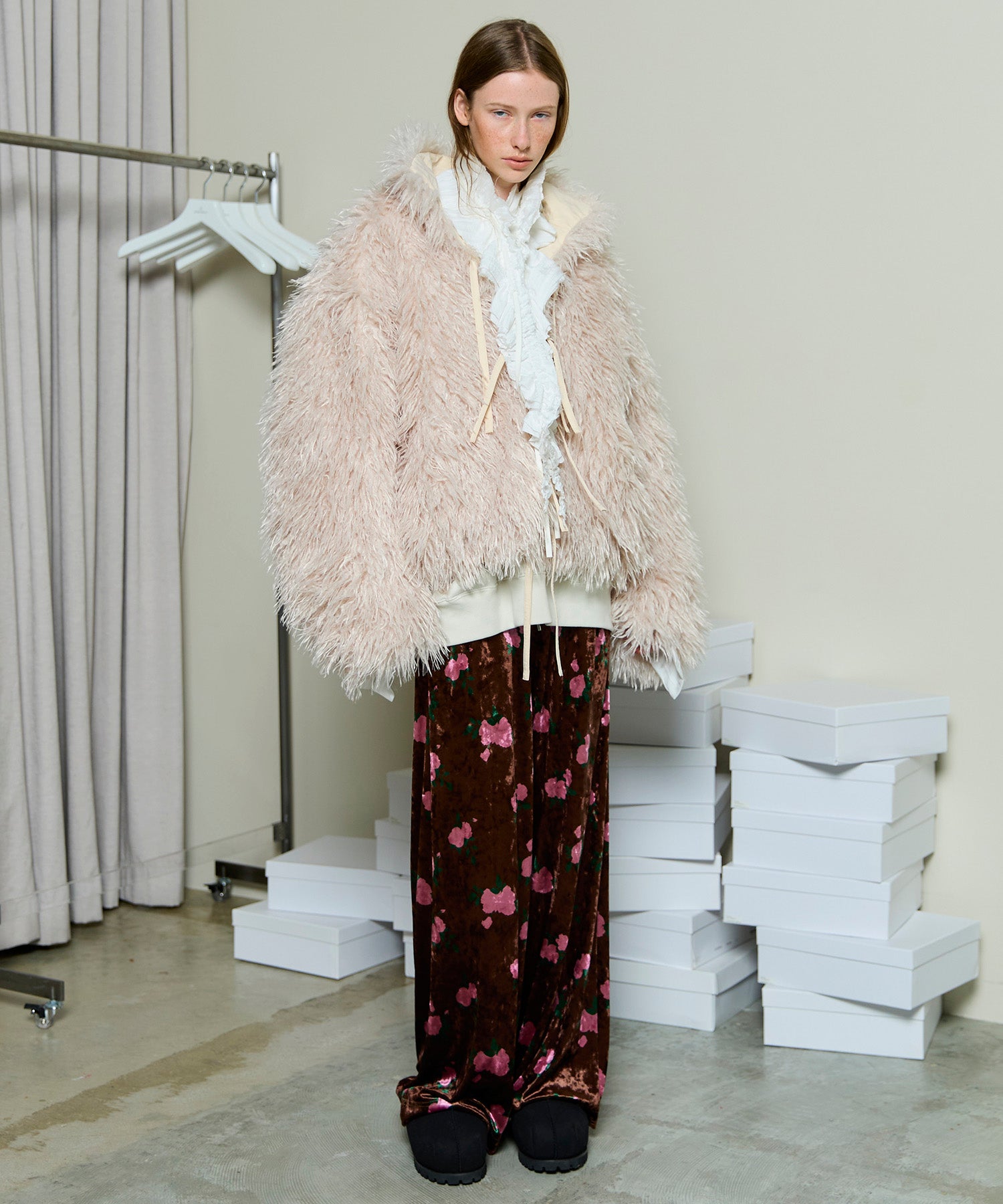 [25WINTER PRE-ORDER] Reversible Fur Blouson