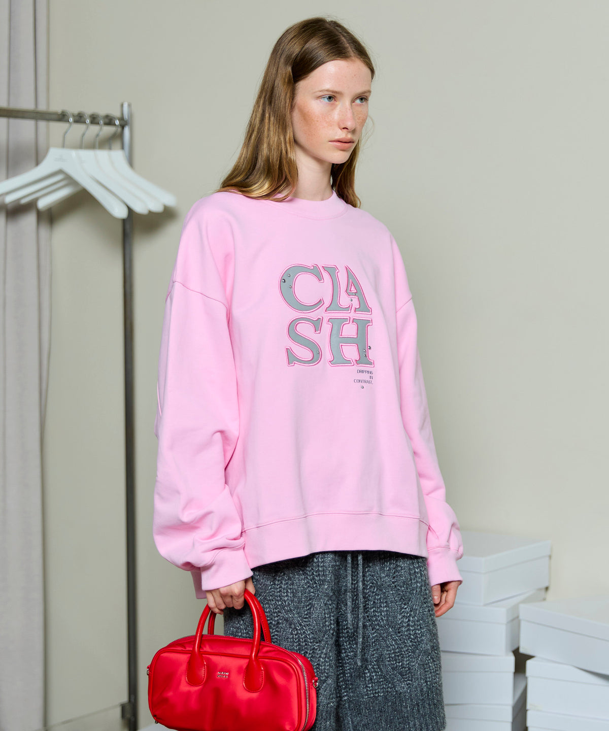 CLASH Logo Stud Sweatshirt