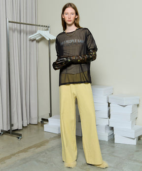 【SALE】Sheer Layered Long Sleeve T-shirt