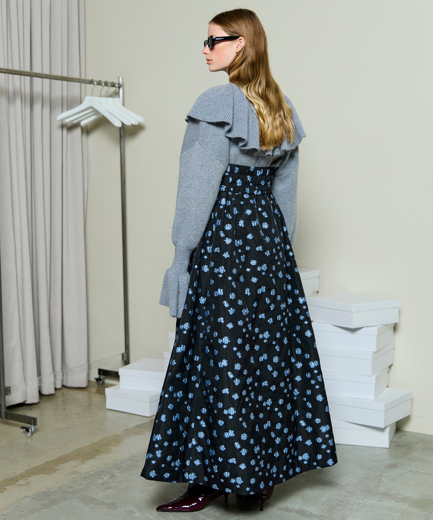 【25WINTER PRE-ORDER】2way Jacquard Dress