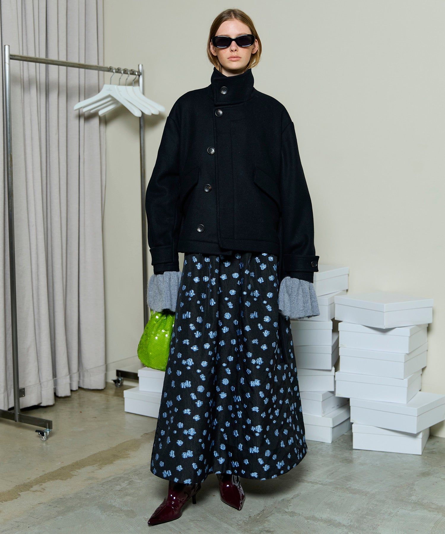 [25WINTER PRE-ORDER] 2way Stand Collar Coat