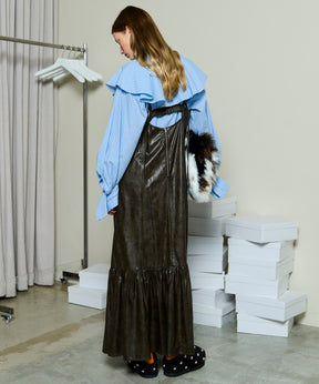 [25WINTER PRE-ORDER] Vegan Leather Dress