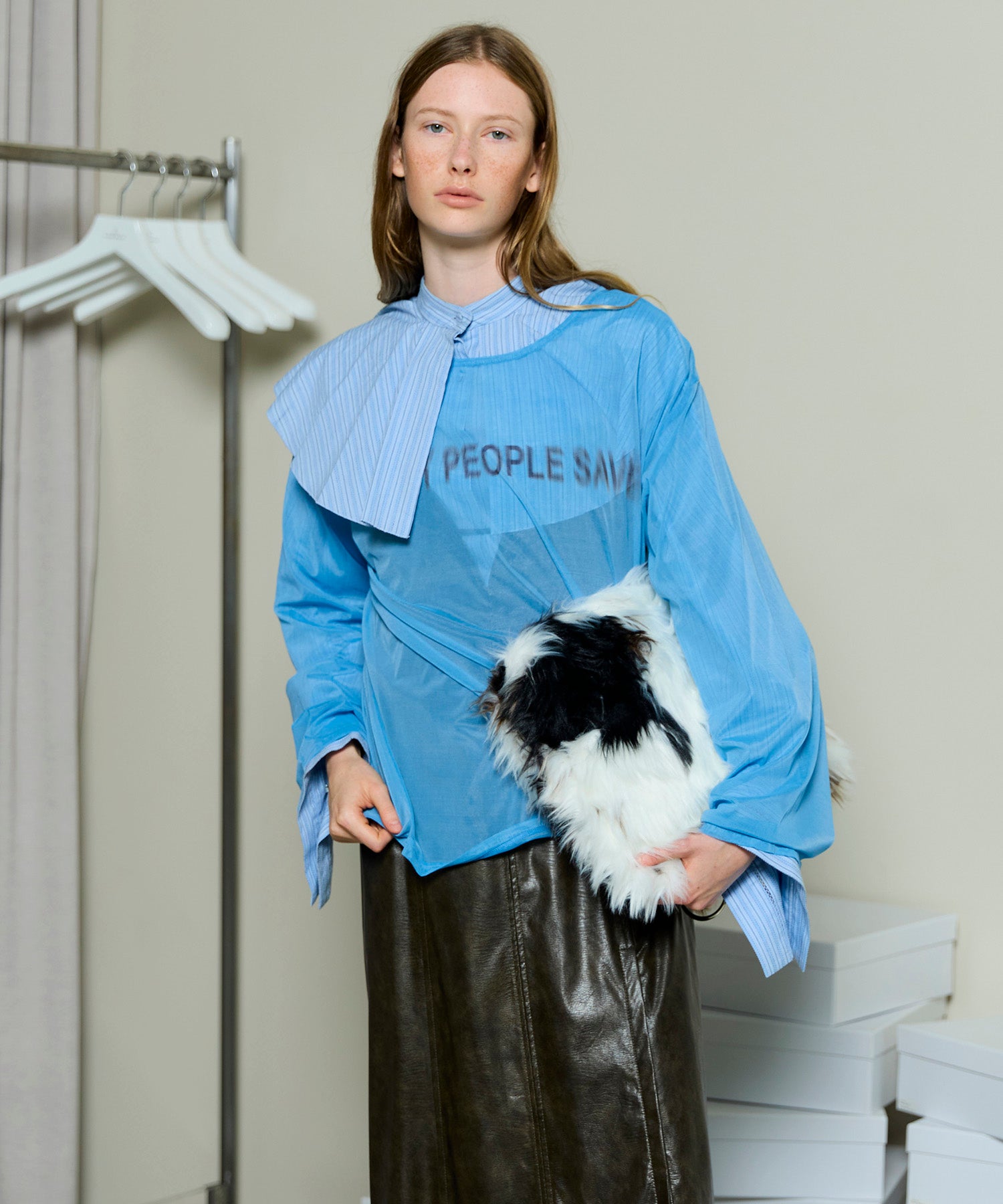 【SALE】Sheer Layered Long Sleeve T-shirt