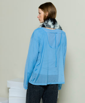 【SALE】Sheer Layered Long Sleeve T-shirt
