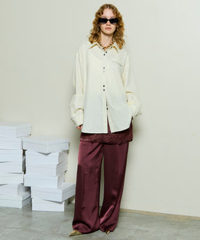 【25WINTER PRE-ORDER】Satin Skirt Pants