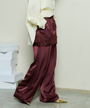 【25WINTER PRE-ORDER】Satin Skirt Pants