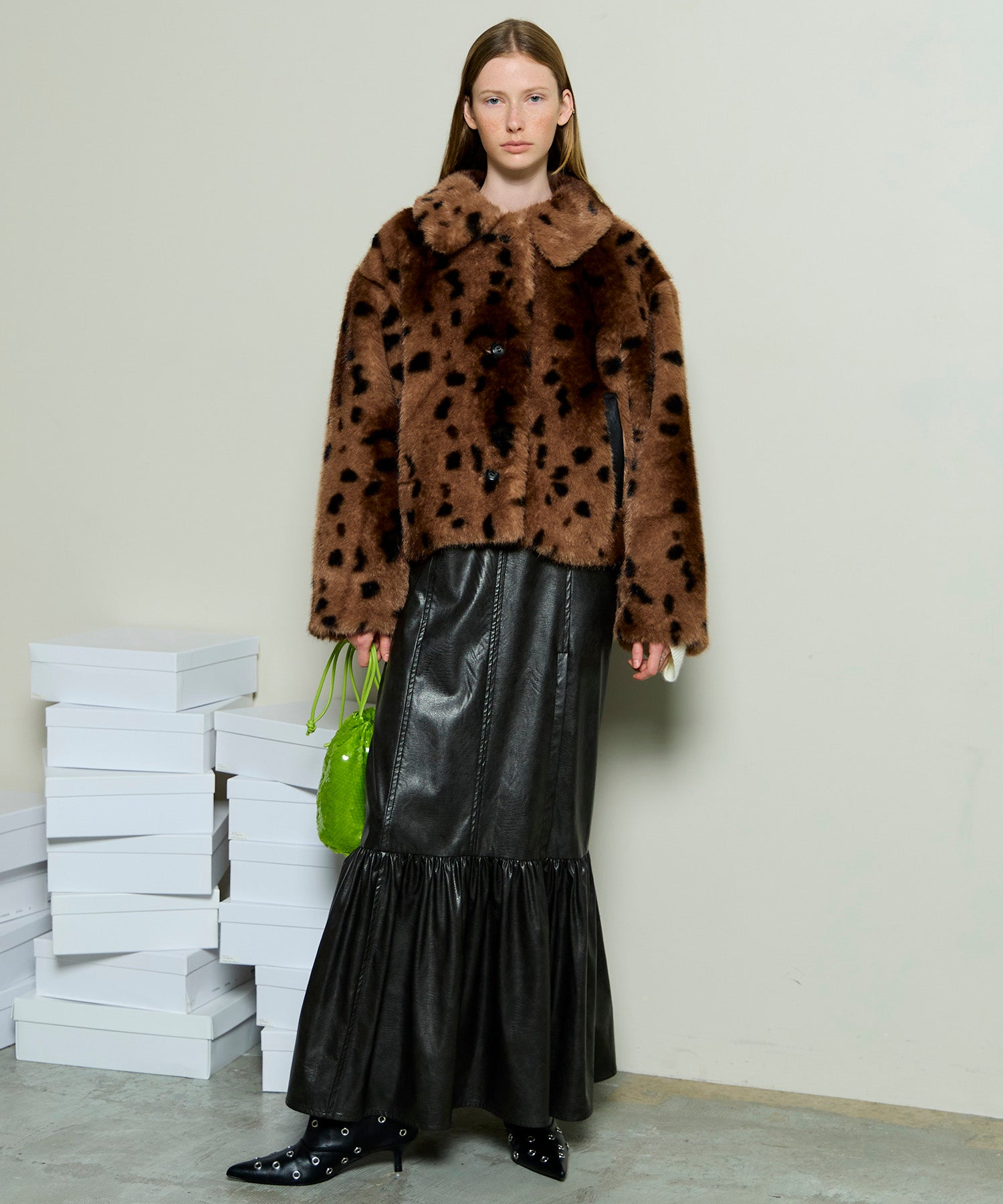 [25WINTER PRE-ORDER] Vegan Leather Dress