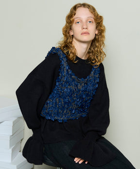 [25winter preoder] 리본 니트 카미솔 탑