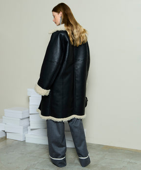 [25WINTER PRE-ORDER] Reversible Faux Mouton Coat