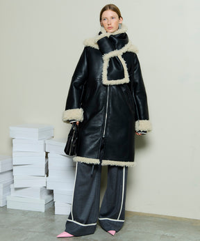 [25WINTER PRE-ORDER] Reversible Faux Mouton Coat