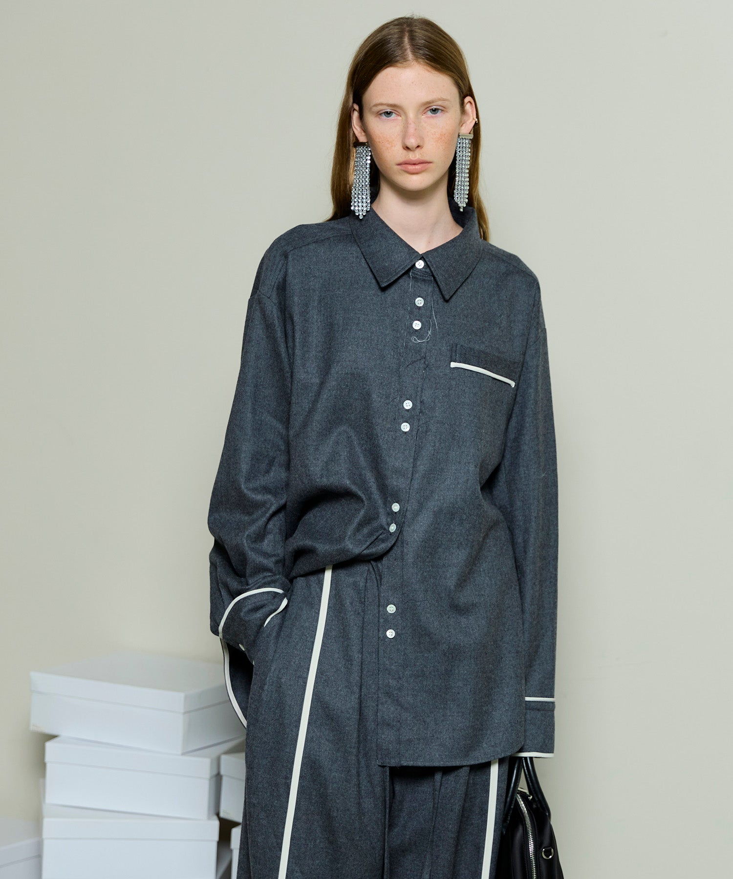 25WINTER PRE-ORDER】Saxony Shirt 25WINTER PRE-ORDER】Saxony Shirt