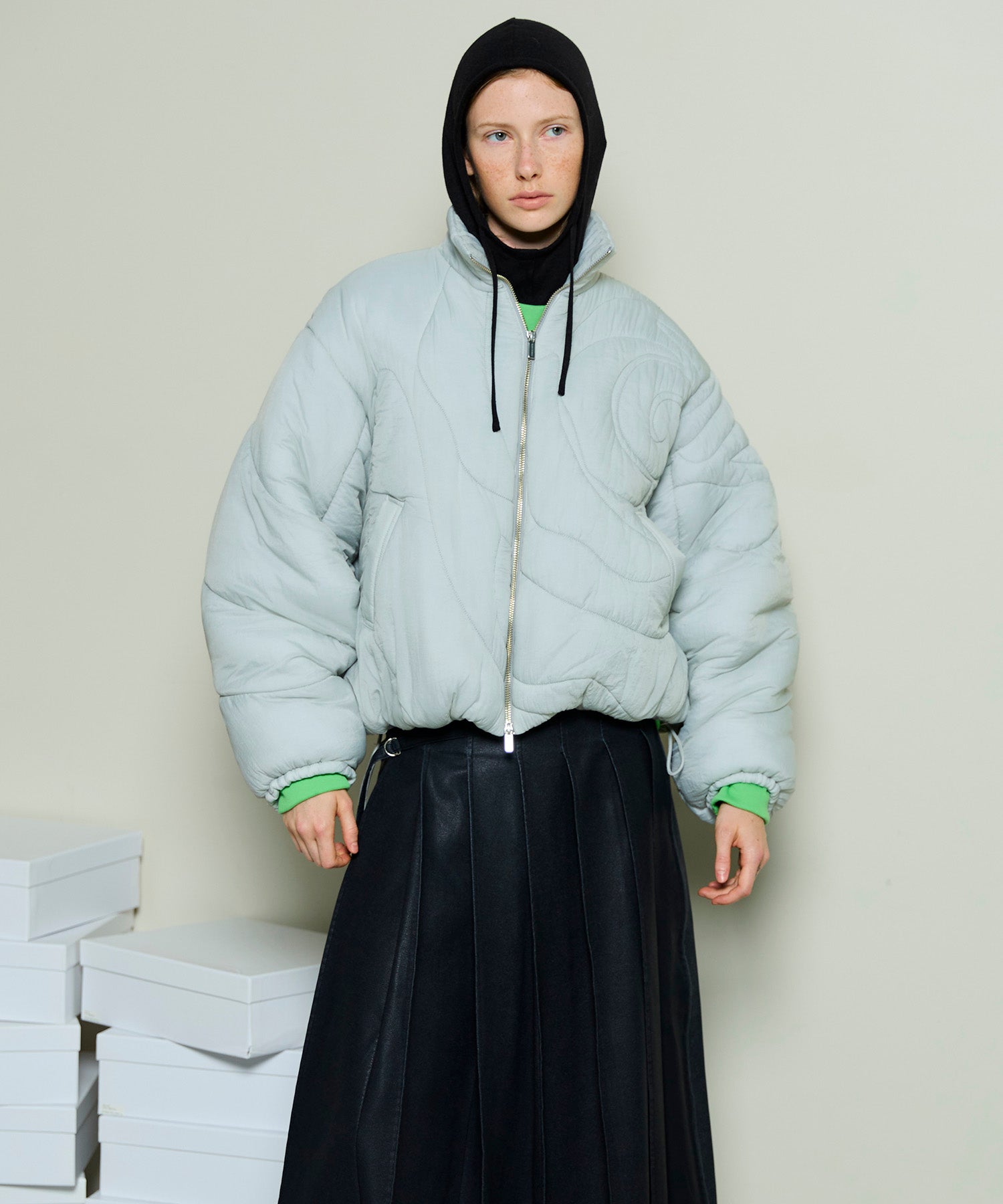 [25WINTER PRE-ORDER] Rose Quilted Padded Jacket