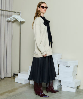 [25Winter预购]素食皮革中长裙