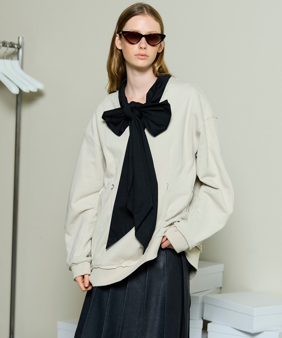 V-neck Cocoon Sleeve Tops