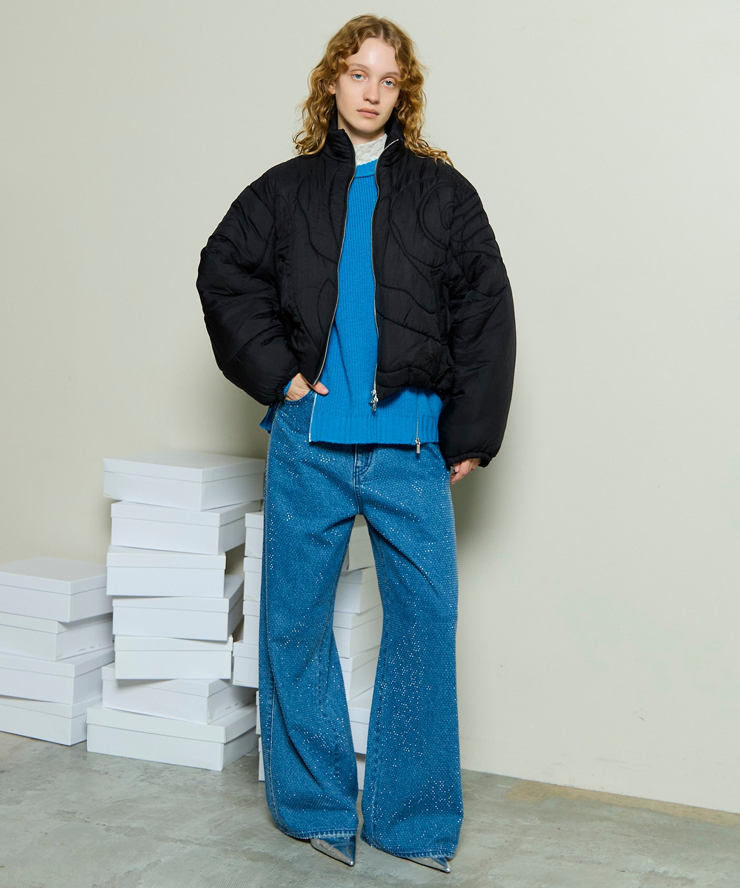 [25WINTER PRE-ORDER] Rose Quilted Padded Jacket