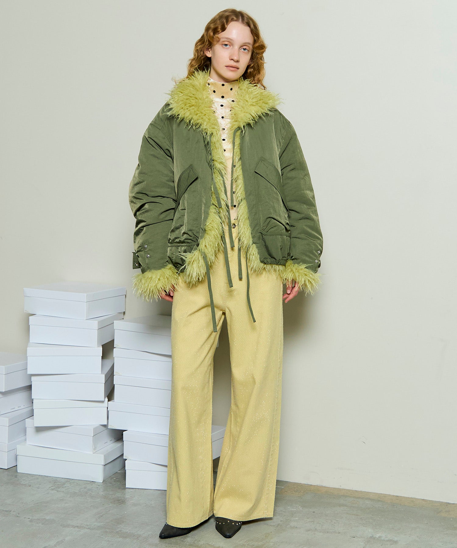 [25WINTER PRE-ORDER] Reversible Fur Blouson