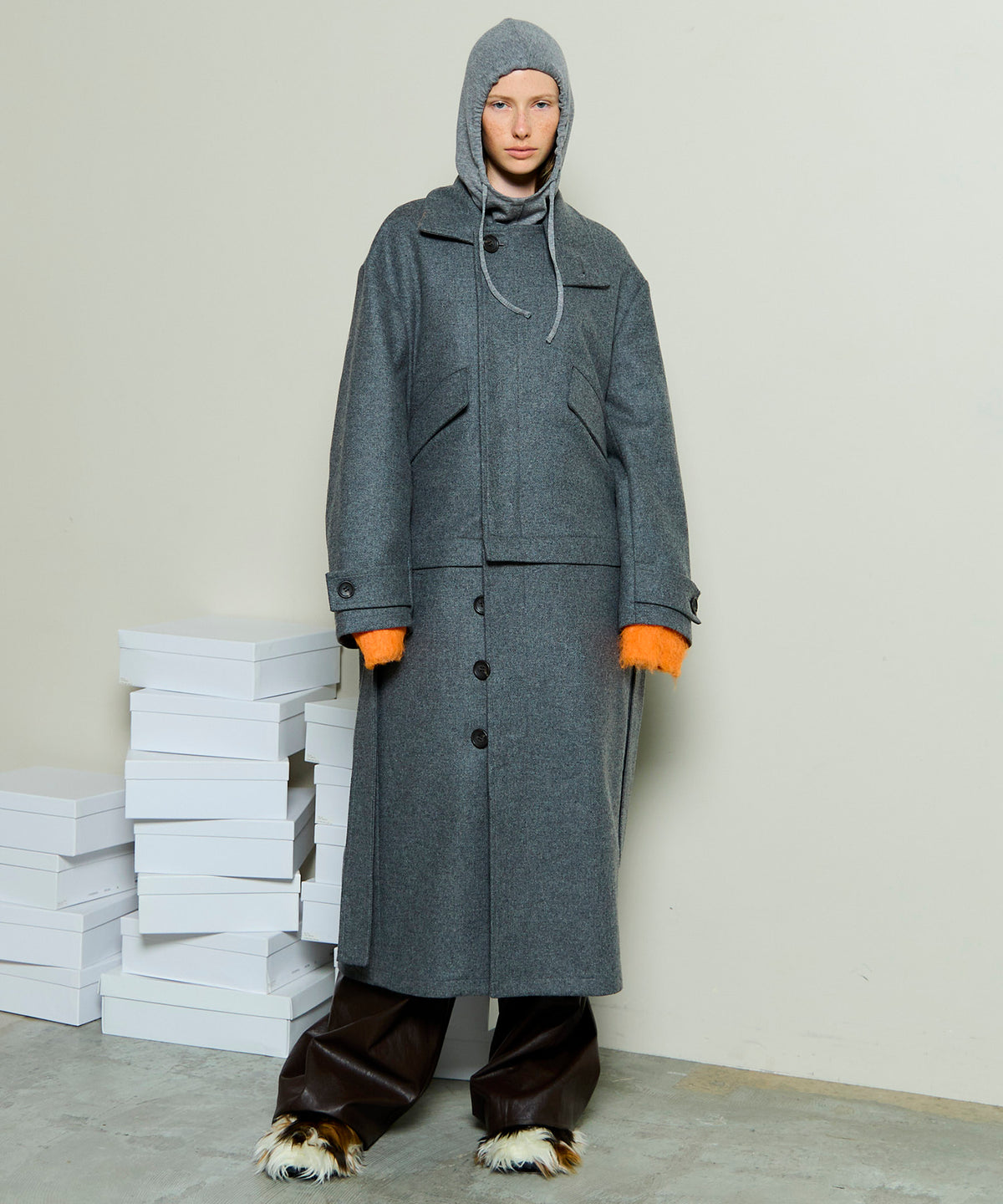 2way Stand Collar Coat