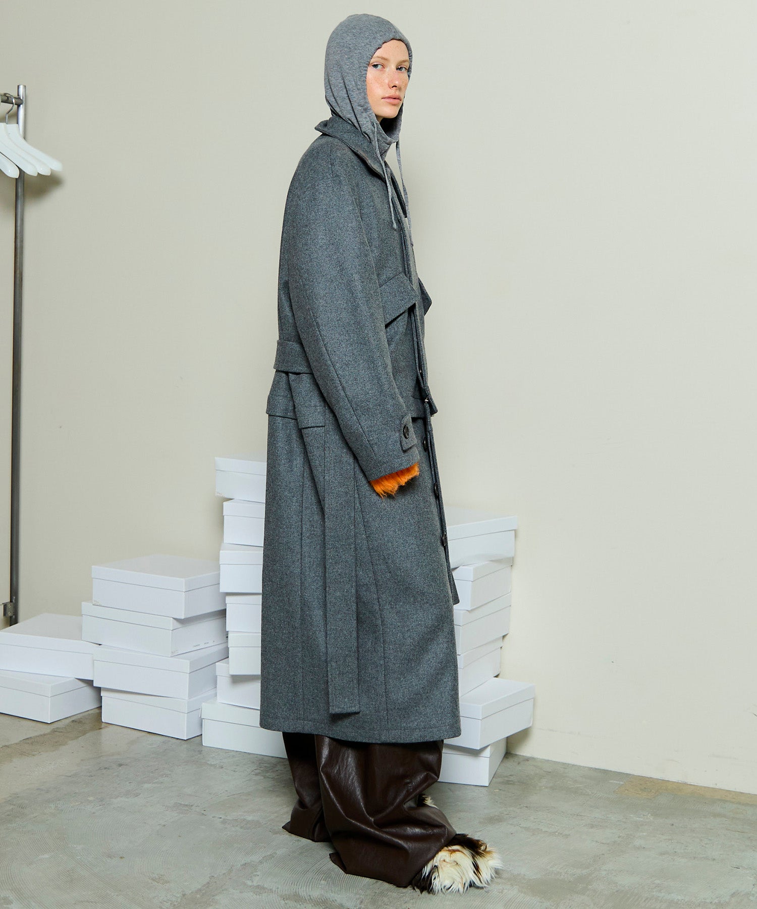 [25WINTER PRE-ORDER] 2way Stand Collar Coat