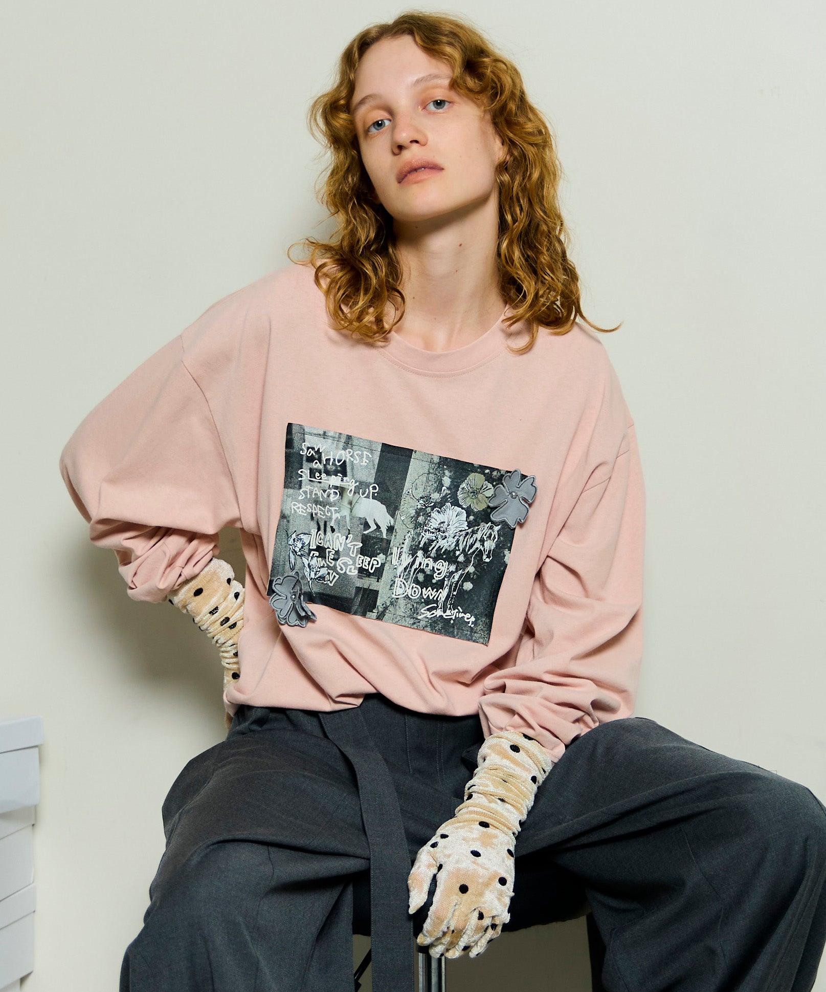 Garden Flower Photo Print Long Sleeve Tee