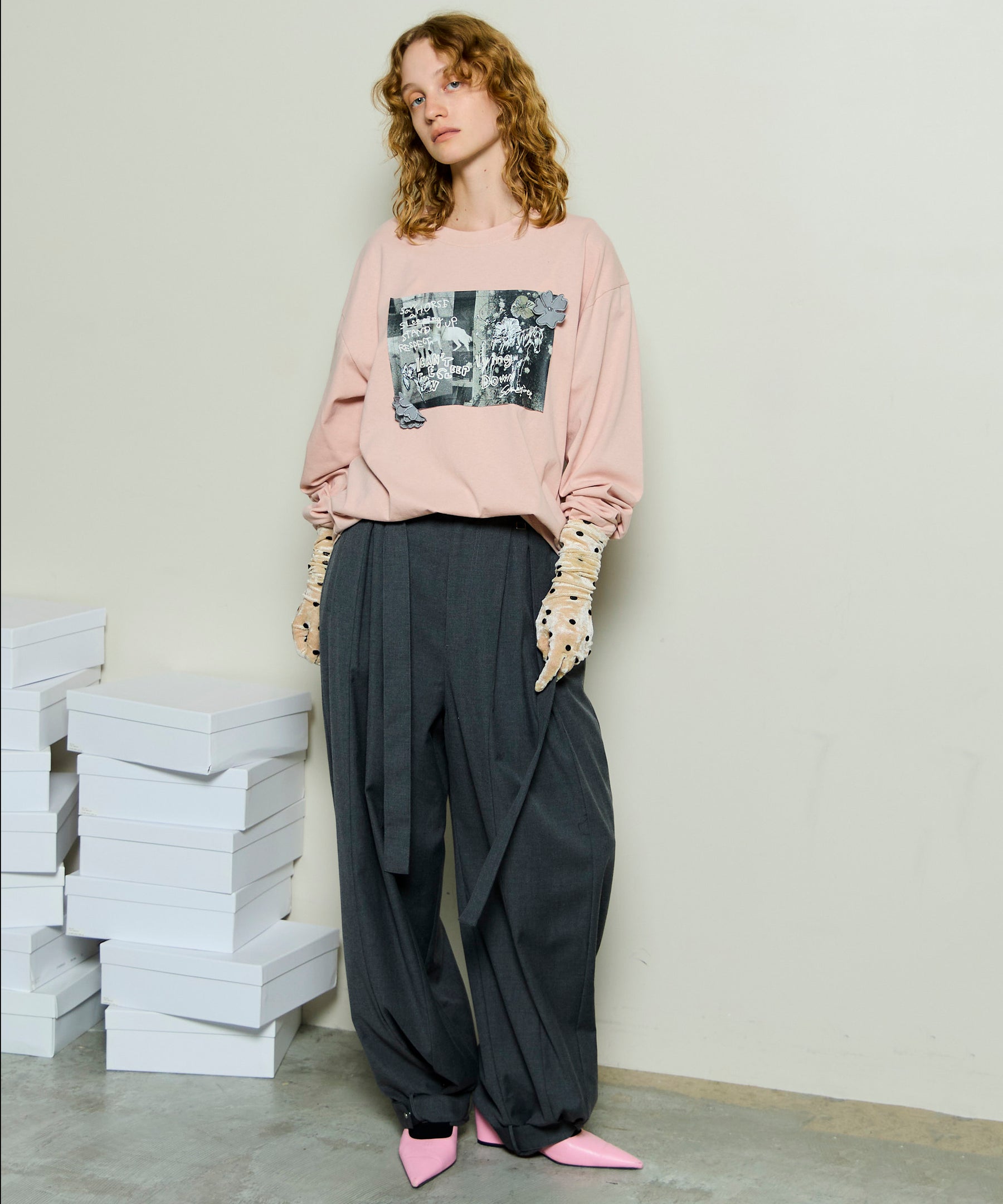 Garden Flower Photo Print Long Sleeve Tee