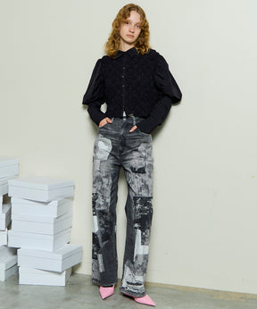 【25AUTUMN PRE-ORDER】Puff Sleeves Shirring Shirt