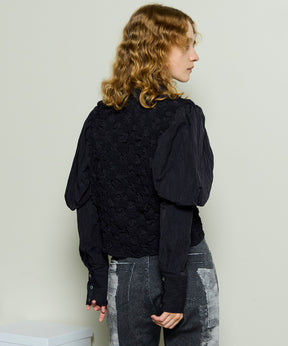 【25AUTUMN PRE-ORDER】Puff Sleeves Shirring Shirt