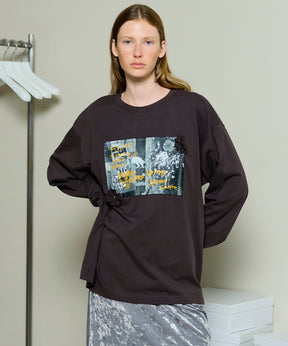 Garden Flower Photo Print Long Sleeve Tee