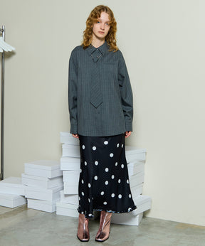 [25winter preoder] 도트 프릴 미디 길이 스커트