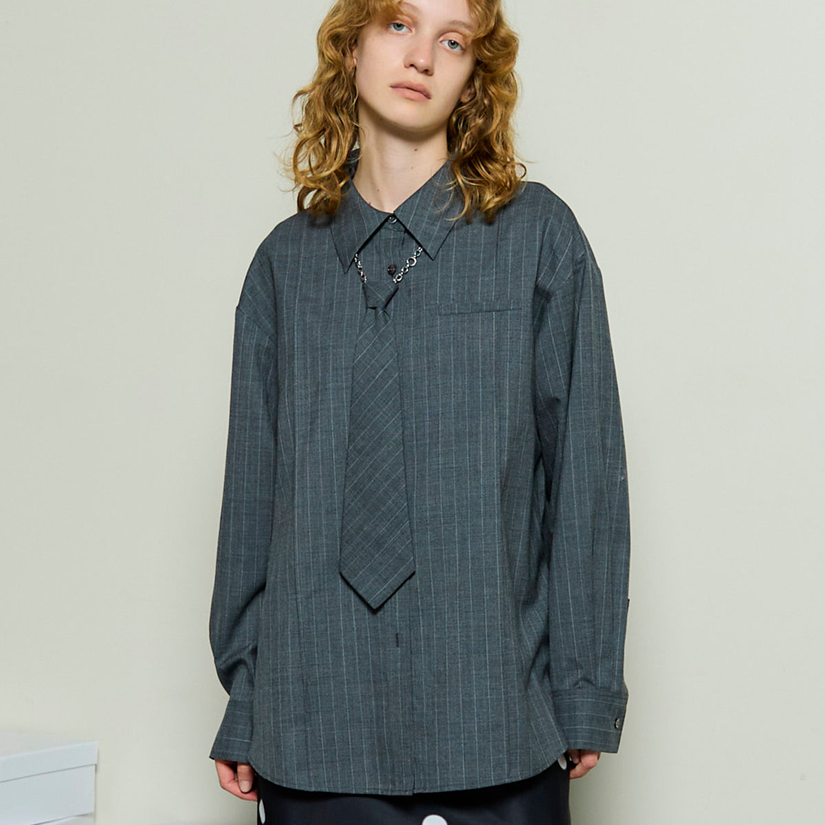 みやまんま 米津玄師HENSHIN ツイードキャップ、シャツ Chain Tie Shirt