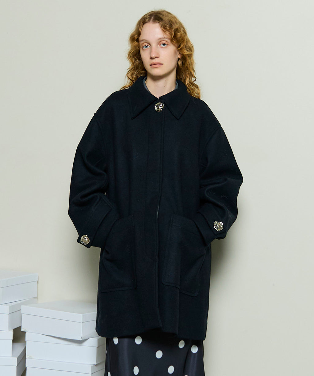 Multi Fabric Over Coat