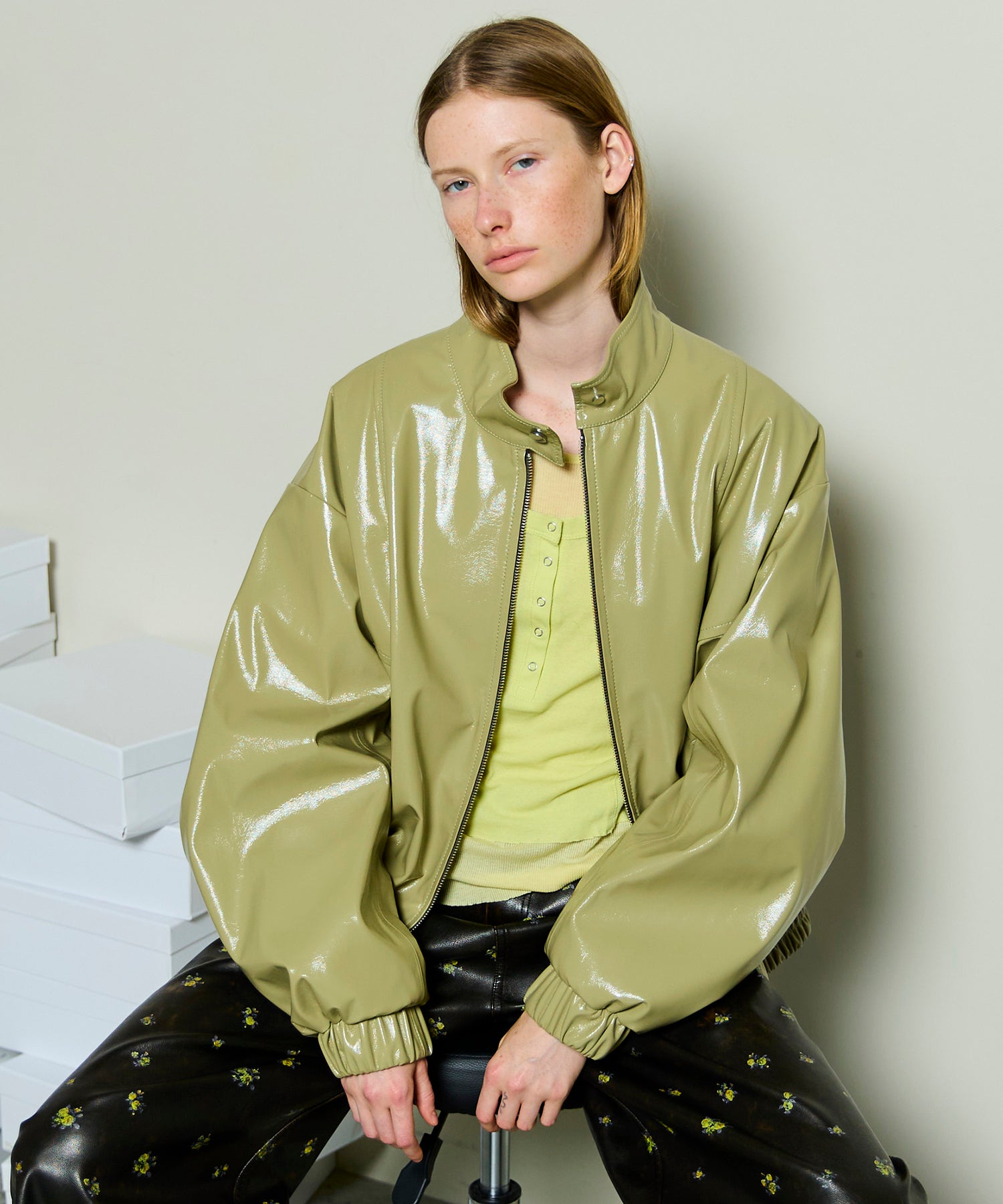 [25autumn preoder] 에나멜 Blouson