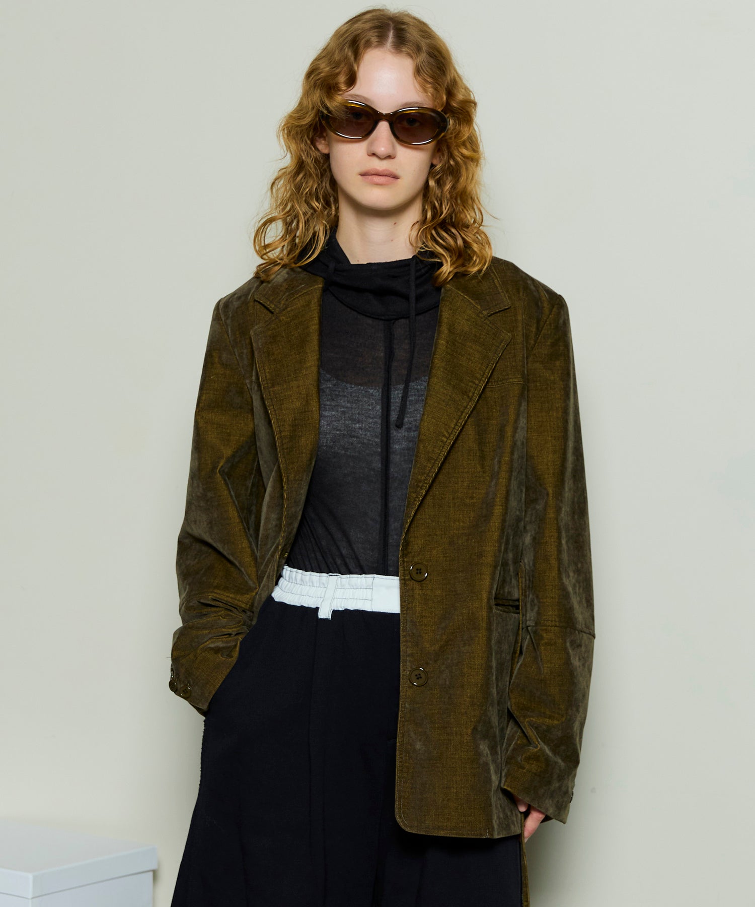 Chambray Corduroy Jacket