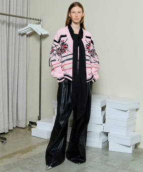 [25autumn preoder] Argyle Motif 핸드 스티치 니트 카디건