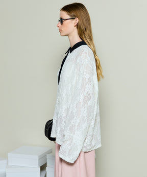 花边松散的顶部