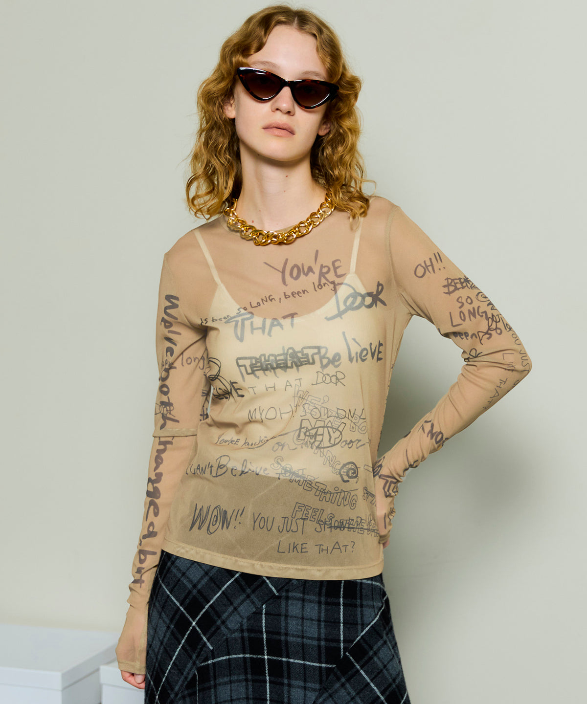 Hand Writing Mesh Tops