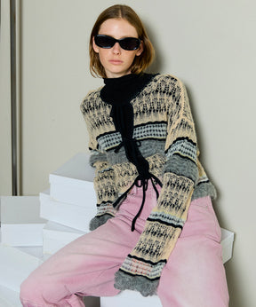 [预购] 2Way Ribbon Cardigan