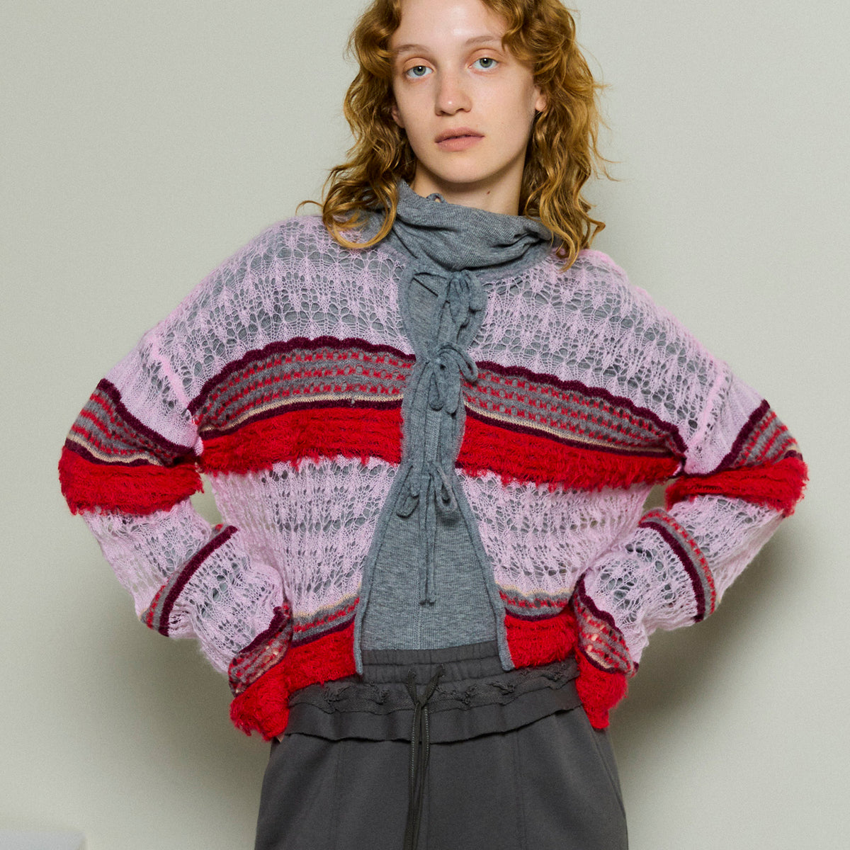 トップス MAISON SPECIAL 2way Ribbon Cardigan 2way Ribbon Cardigan