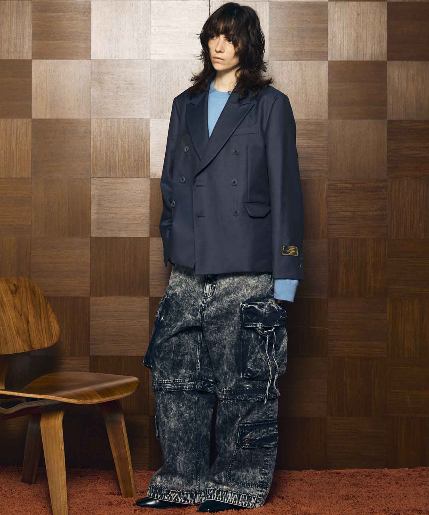 Big Pocket 2way Buggy Denim Cargo Pants