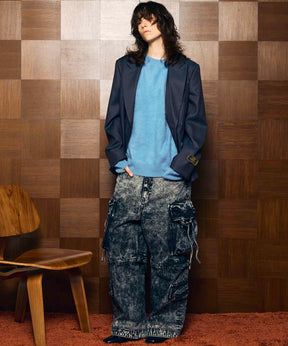 Gradation Short Length Prime-Over V-Neck Knit Pullover