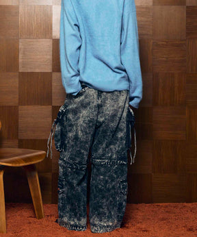 Big Pocket 2way Buggy Denim Cargo Pants