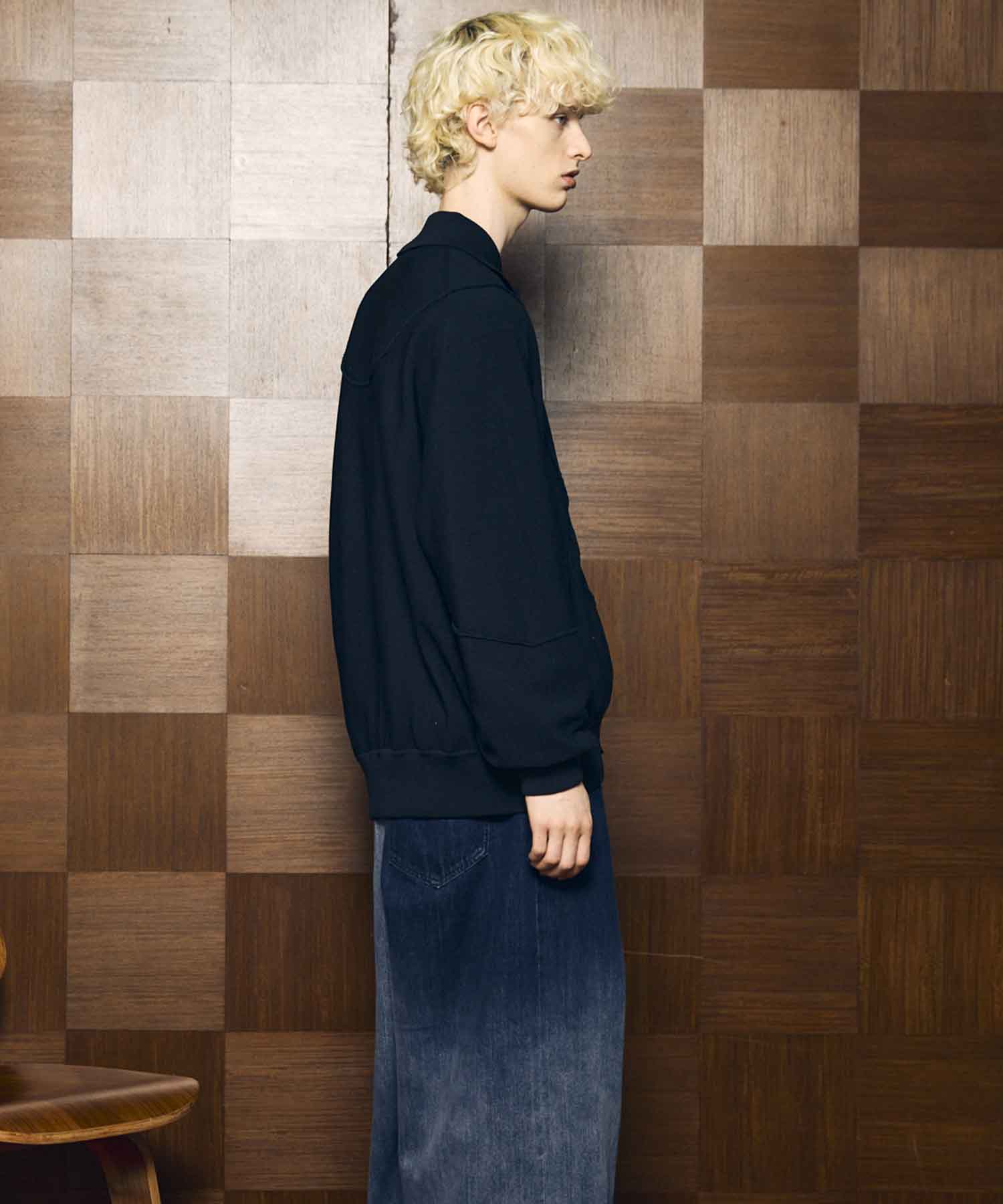 Gradation Short Length Prime-Over V-Neck Knit Pullover