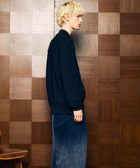 Gradation Short Length Prime-Over V-Neck Knit Pullover