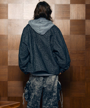 【Italian Dead Stock Fabric】Prime-Over Curved Pocket Jacket